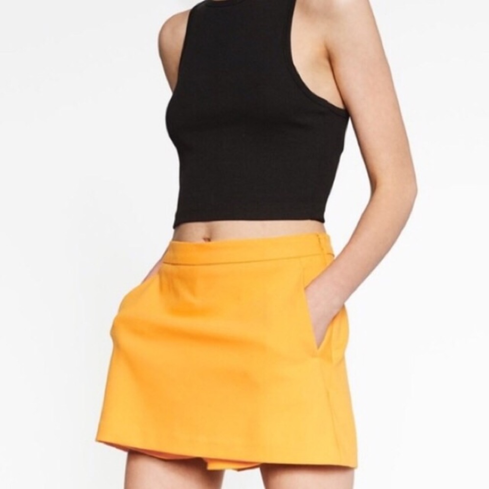 Zara Yellow Skort